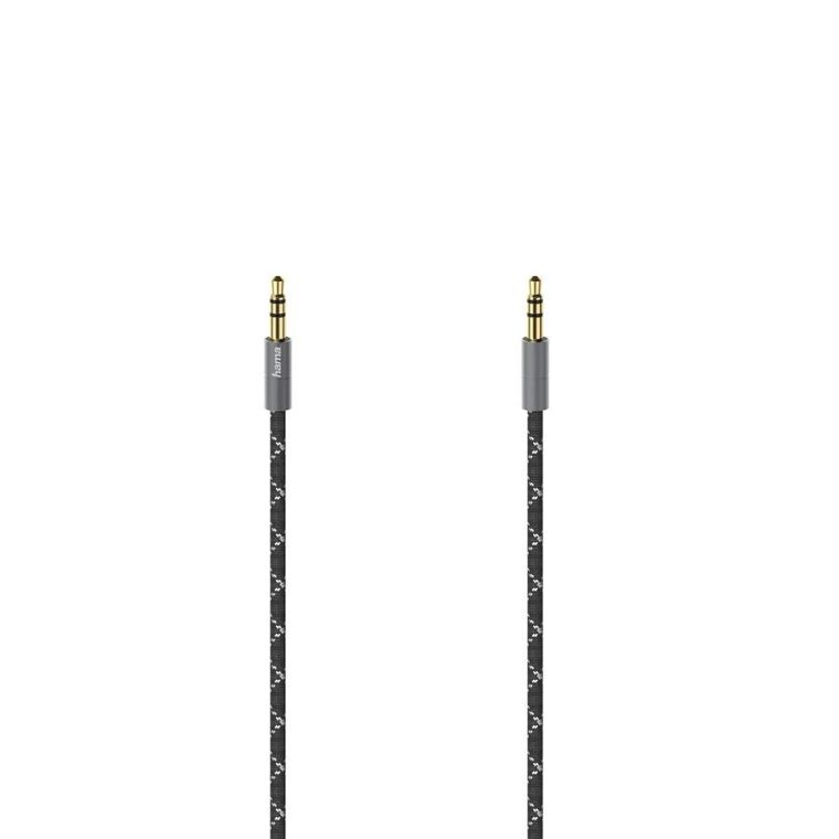 Hama, kabel premium Jack 3,5mm-Jack 3,5mm, 0,75m
