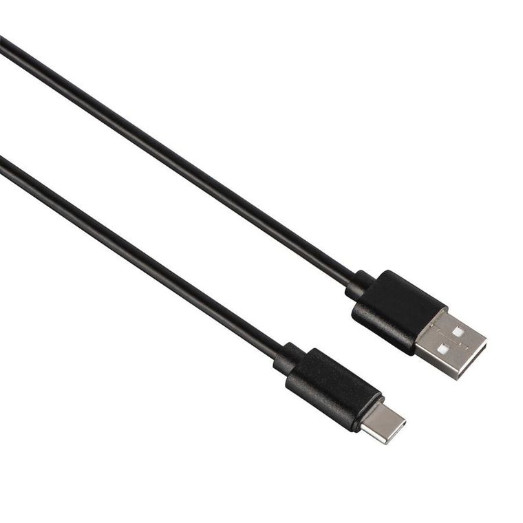 Hama, kabel USB 2.0, Typ C-USB A, 0,9m
