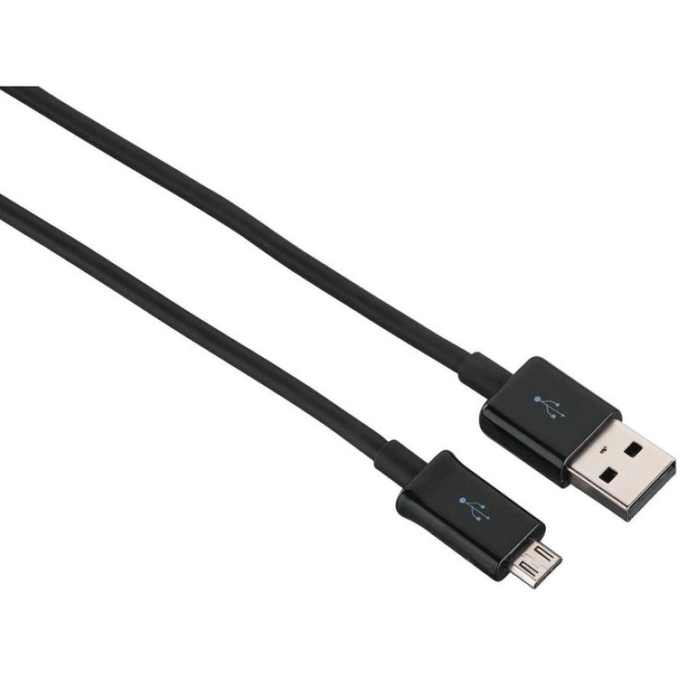 Hama, kabel USB 2.0 USB a-micro USB b, 0,9m, koszowy