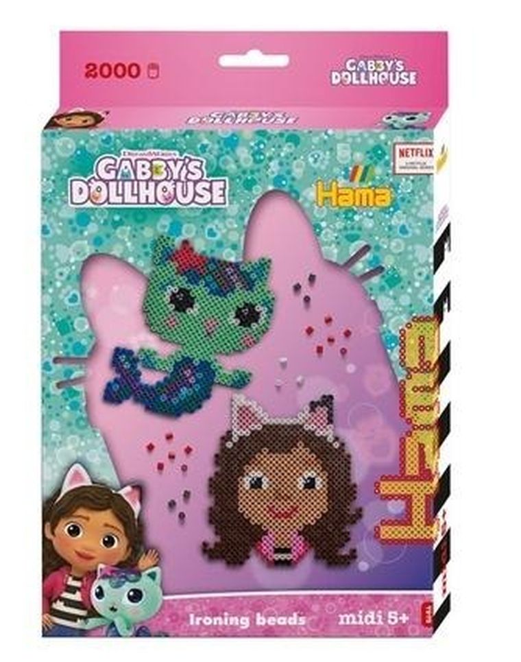 Hama, Koci Domek Gabi, zestaw koralików do prasowania