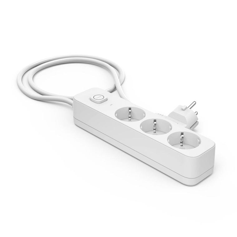Hama, listwa zasilająca, 3-drożna, ochrona przeciwprzepięciowa, 1,4 m, biała