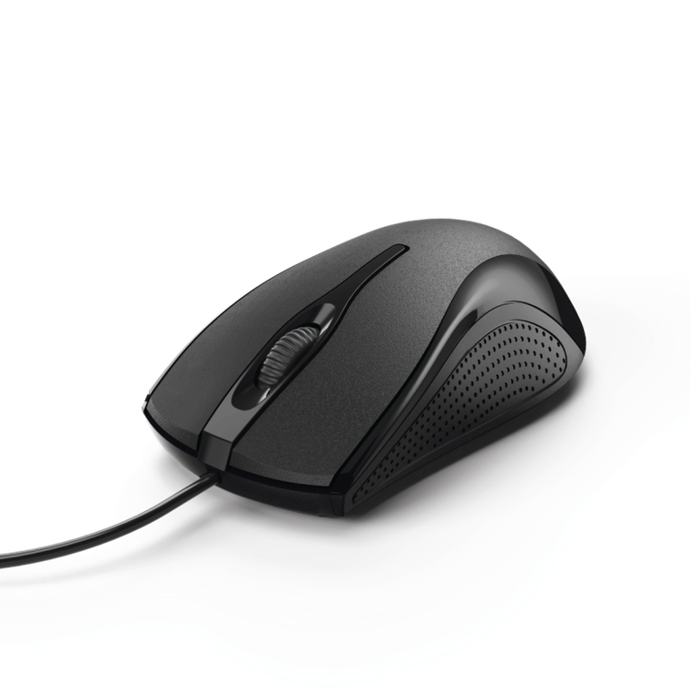 Hama, MC-200, mysz przewodowa, czarna