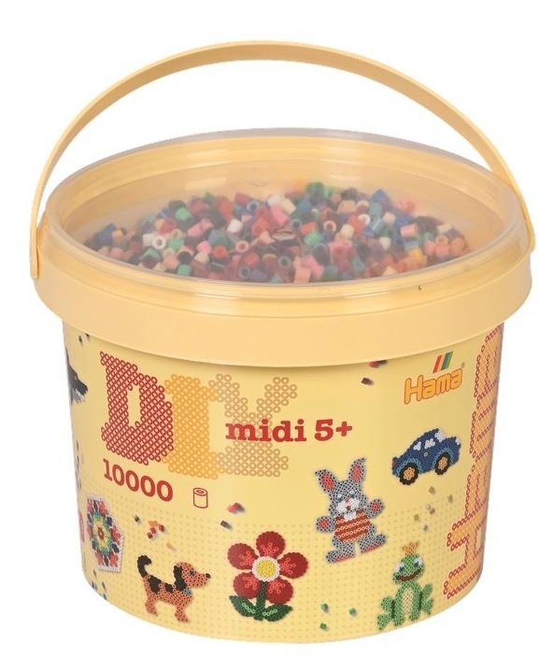 Hama, midi koraliki do prasowania, 10000 szt.