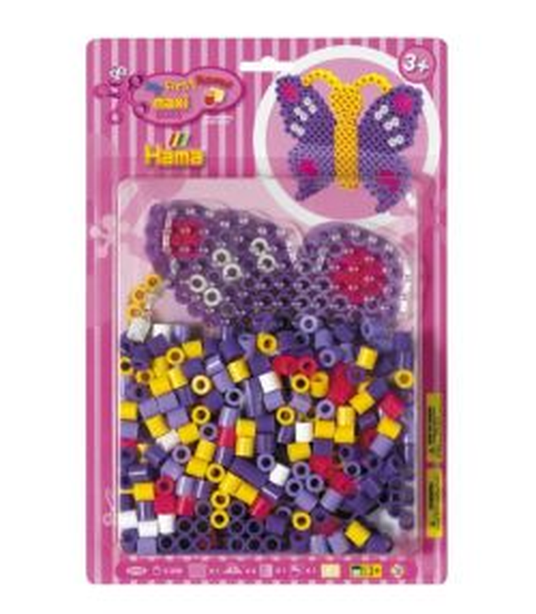 Hama, Motyl, układanka z koralików, maxi, 8908