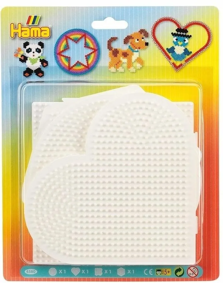 Hama, plansza do układania koralików, 4 szt.