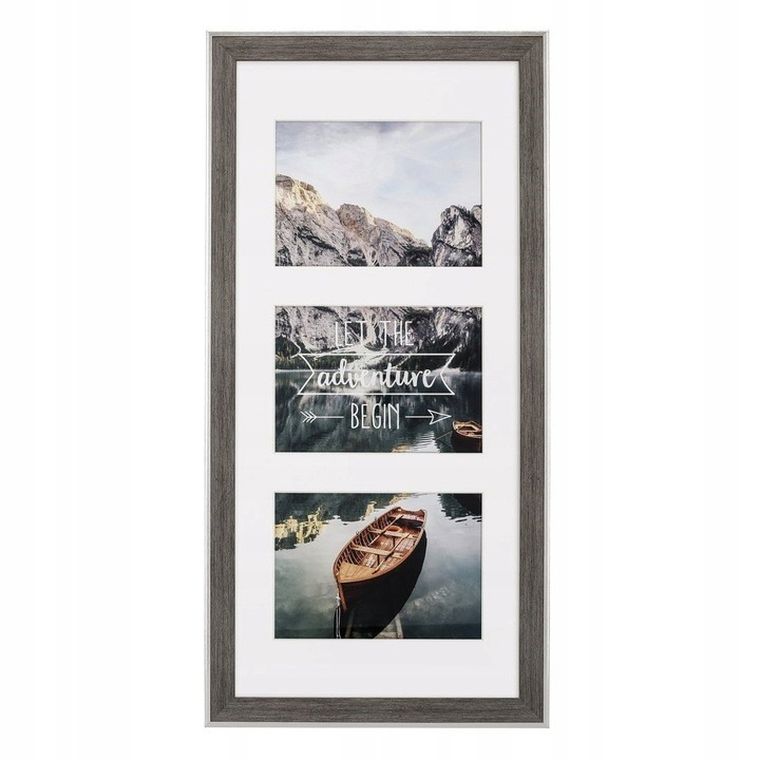 Hama, Sierra, ramka na zdjecia, szara, 25X55 cm