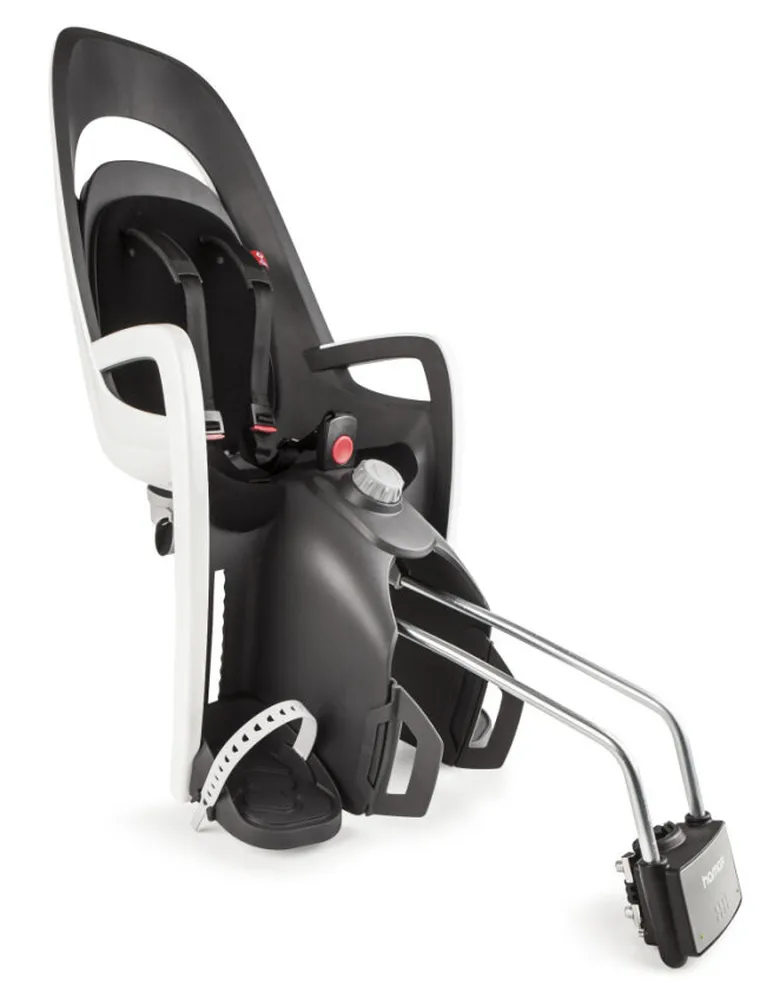 Hamax, Caress, fotelik rowerowy montowany na ramie, white/black