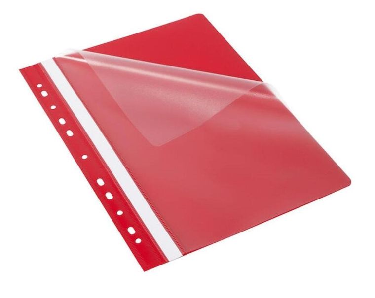 Hamelin, skoroszyt A4 z perforacją Evo, czerwony, 1 szt.