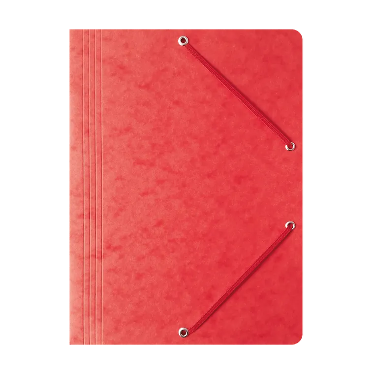 Hamelin, teczka preszpanowa z gumką Bantex A4, czerwony, 1 szt.