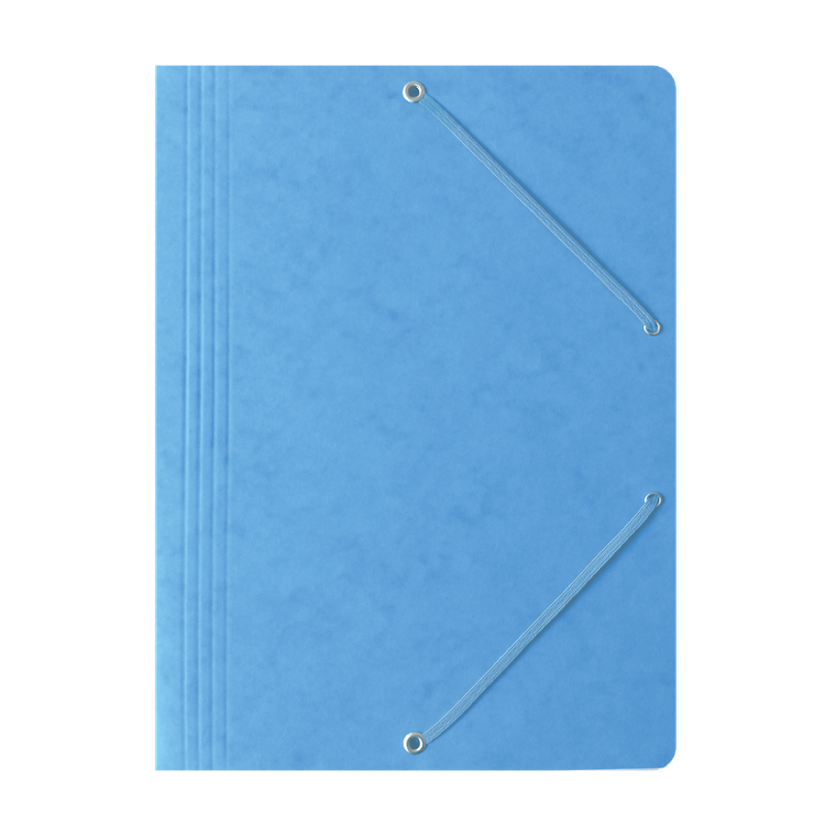 Hamelin, teczka preszpanowa z gumką Bantex, A4, niebieski, 1 szt.