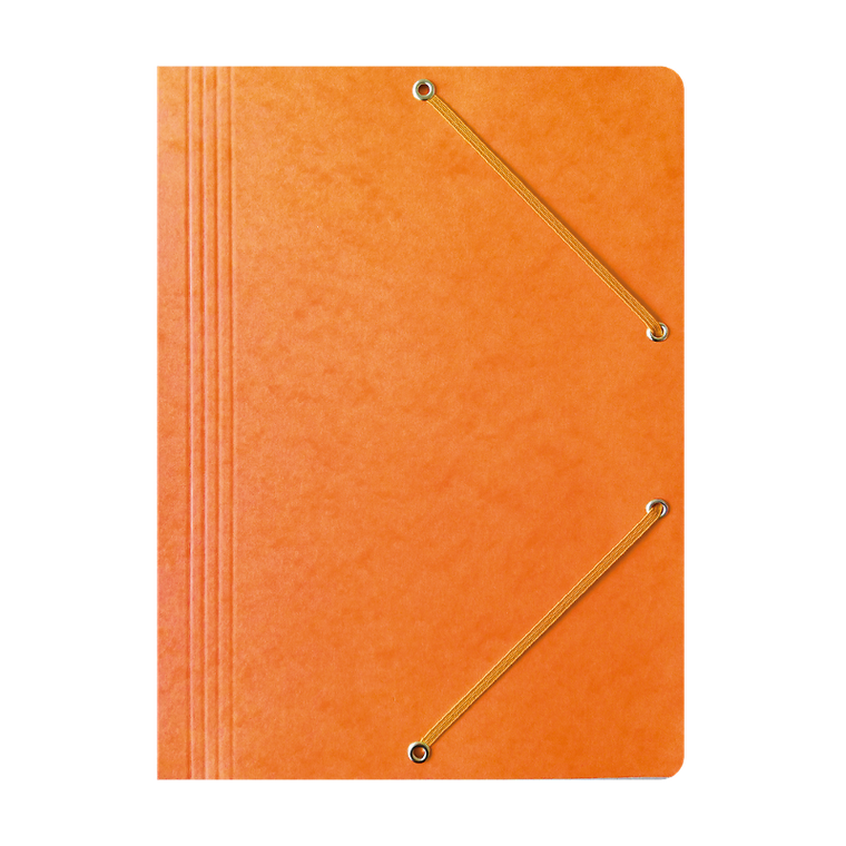 Hamelin, teczka preszpanowa z gumką Bantex A4, pomarańczowy, 1 szt.