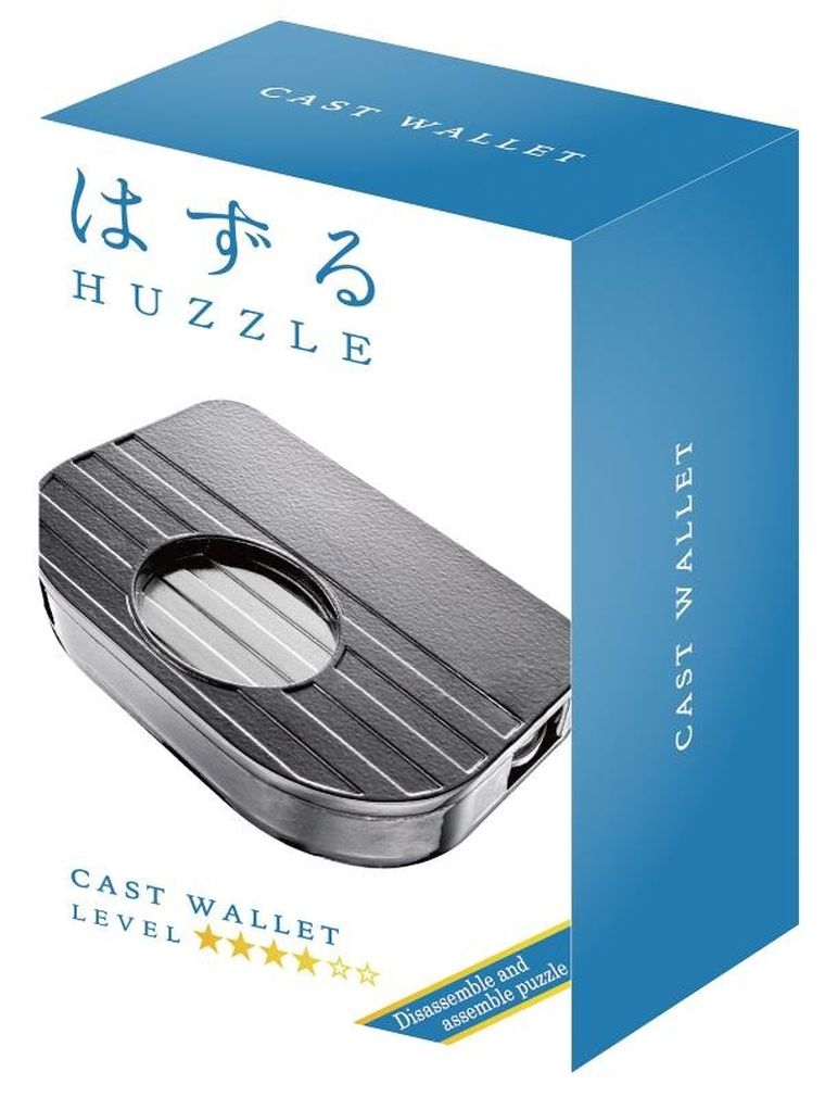 Hanayama, Huzzle, Cast Wallet, łamigłówka, poziom 4/6