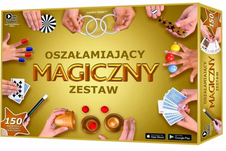 Hanky Panky, Oszałamiająca magia, złota edycja, 150 sztuczek