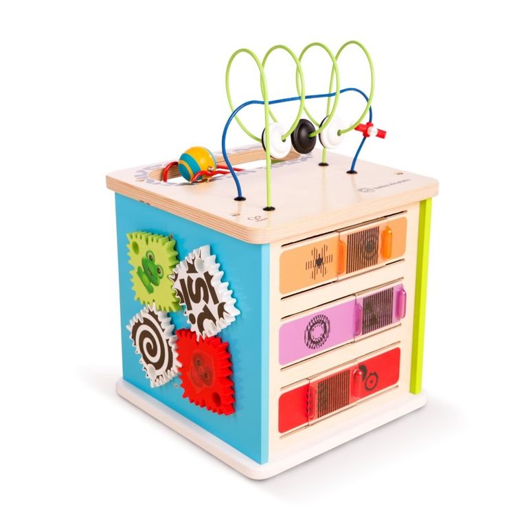 Hape, Baby Einstein, innowacyjna stacja, kostka edukacyjna