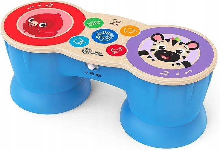 Hape, Baby Einstein, Magiczne dotykowe bębenki, zabawka muzyczna