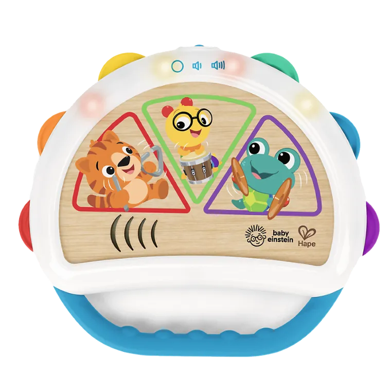 Hape, Baby Einstein, Magiczny Dotykowy Tamburyn, zabawka muzyczna