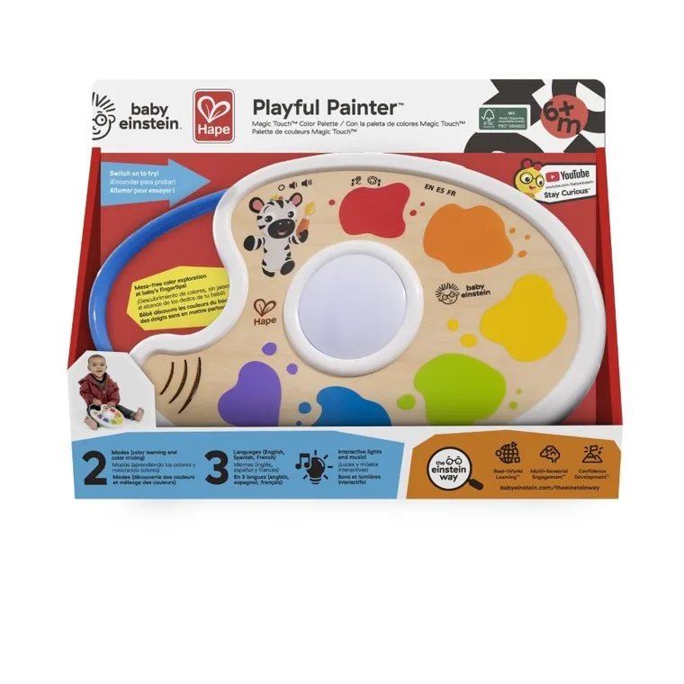 Hape, Baby Einstein, paleta kolorów, zabawka interaktywna