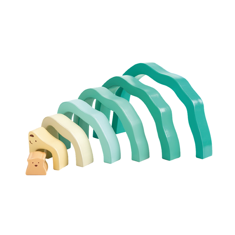 Hape, klocki do nakładania, niedźwiedź polarny