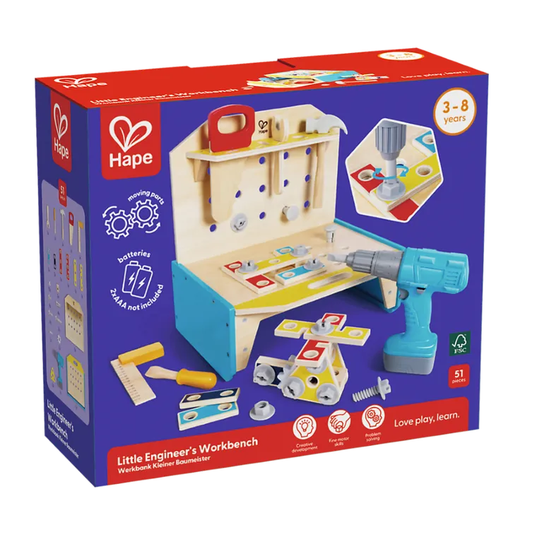 Hape, skrzynka małego inżyniera