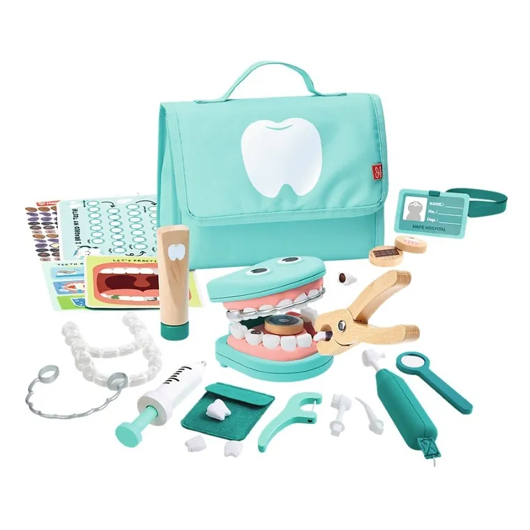 Hape, Zestaw Małego Dentysty, zestaw kreatywny