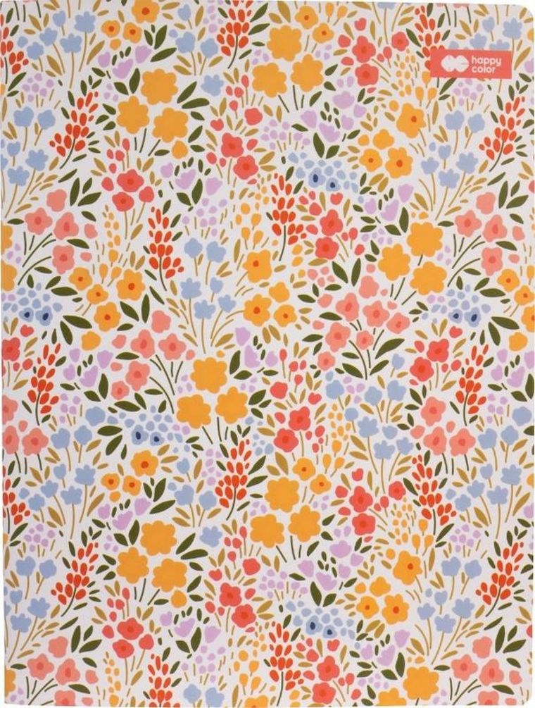 Happy Color, Bloom, notes szyty, 32 kartki, kratka, Boho, 1 szt.