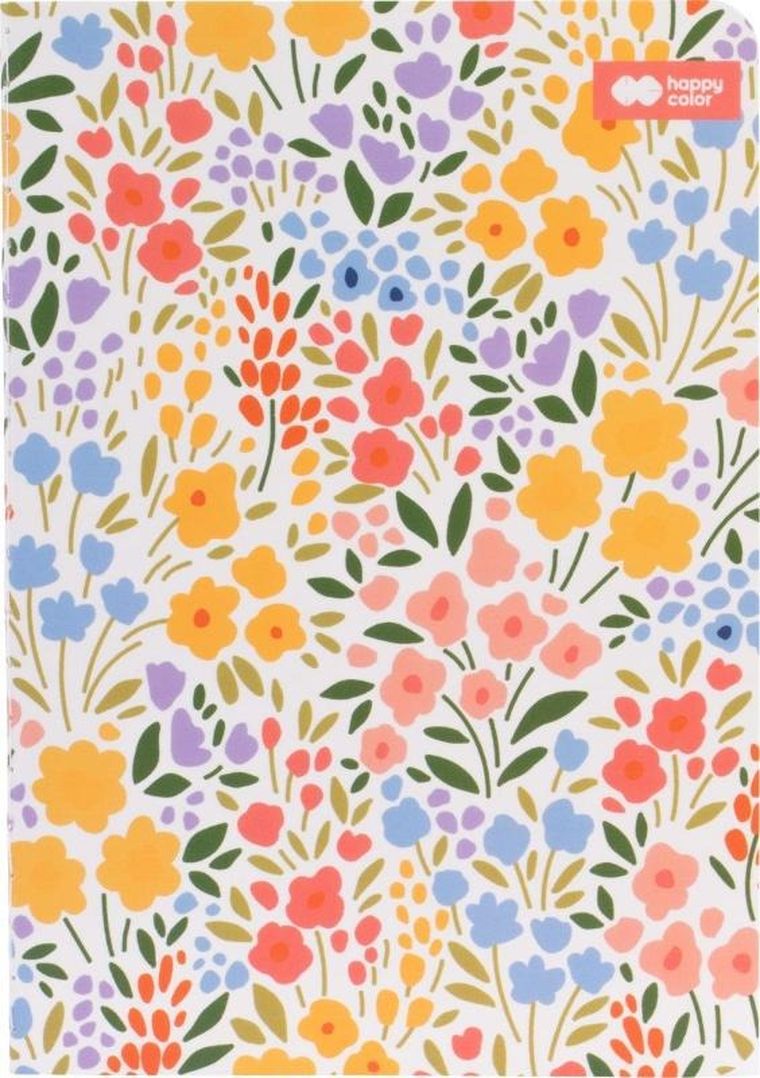 Happy Color, Bloom, notes szyty, A6, 32 kartki, Boho, 1 szt.