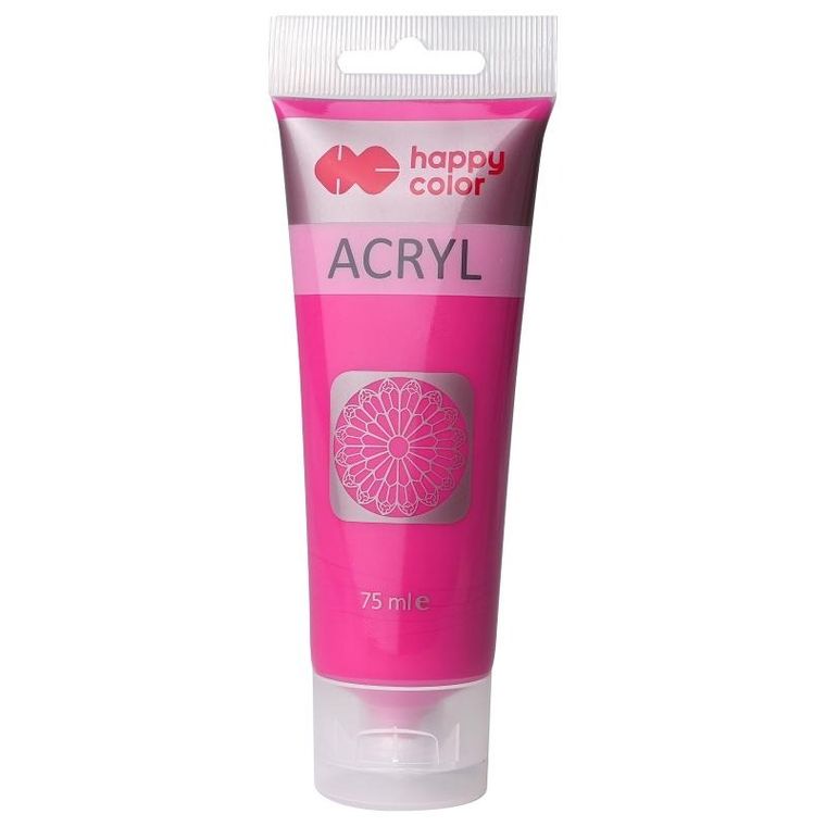 Happy Color, farba akrylowa, Magenta Viva, 75 ml