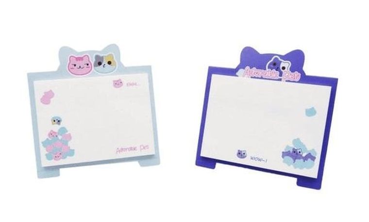 Happy Color, karteczki samoprzylepne, 40 arkuszy, kot, 1 szt.