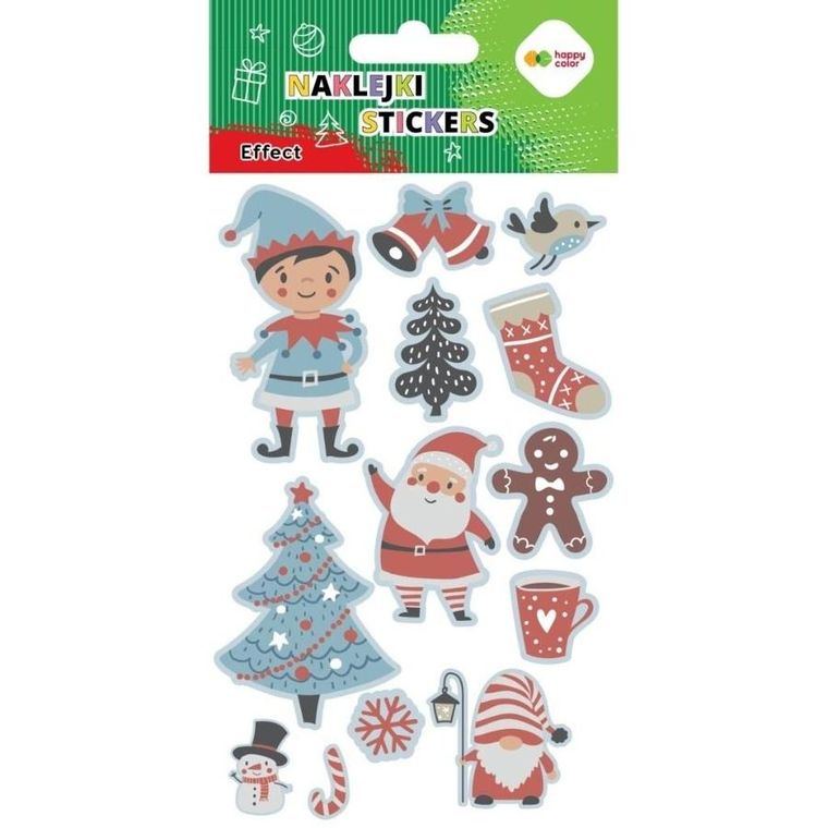 Happy Color naklejki, Xmas blue, 10-20 cm