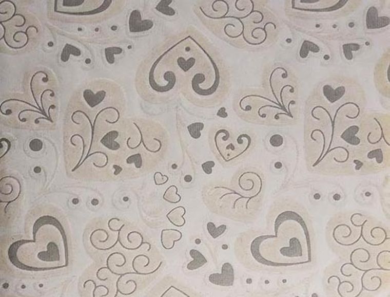 Happy Color, papiery ozdobne, Deco Love, srebrne velvetowe, 20-29 cm, 10 arkuszy