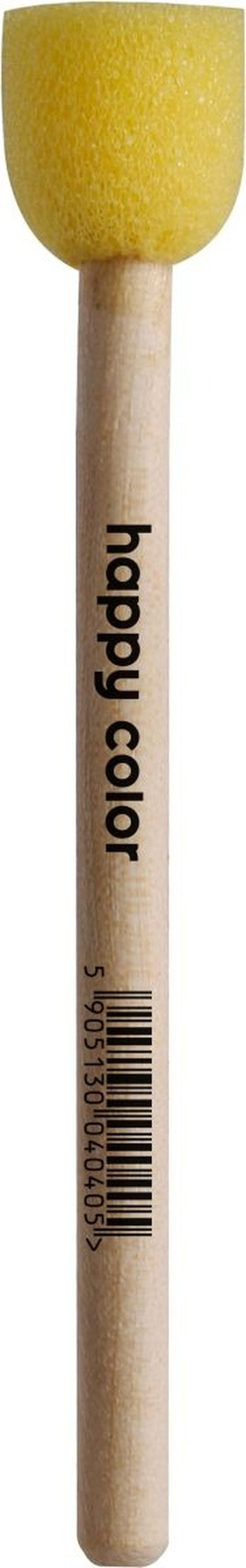 Happy Color, pędzel gąbkowy, okrągły, 10 mm