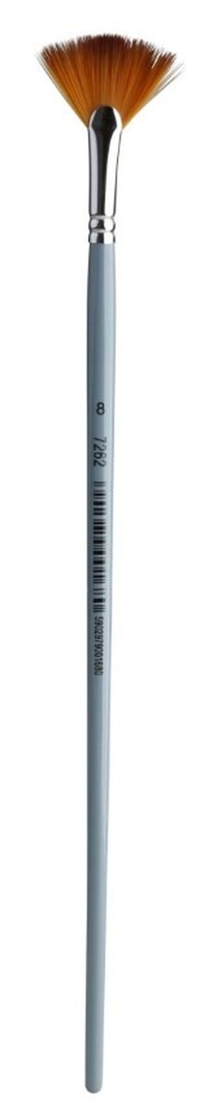 Happy Color, pędzel hobby, syntetyczny wachlarz, nr 8