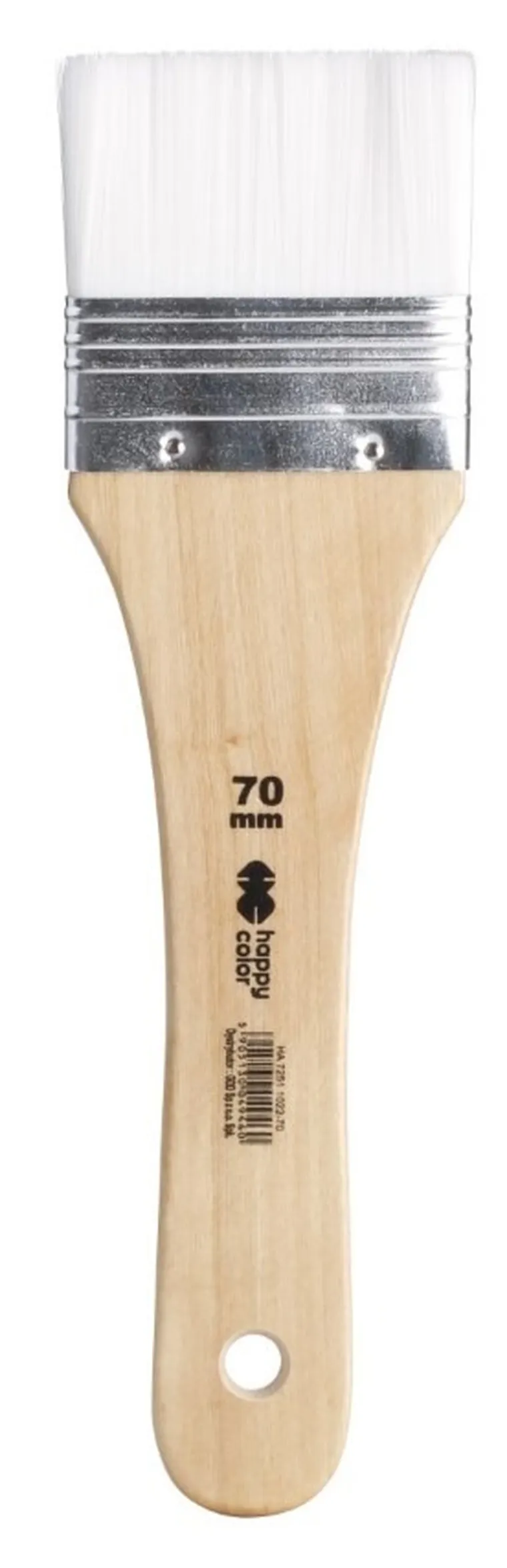 Happy Color, pędzel szeroki nylonowy, płaski, 70 mm