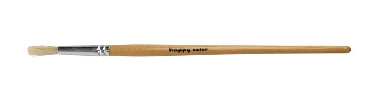 Happy Color, pędzel szkolny, szczecina, okrągły, nr 10