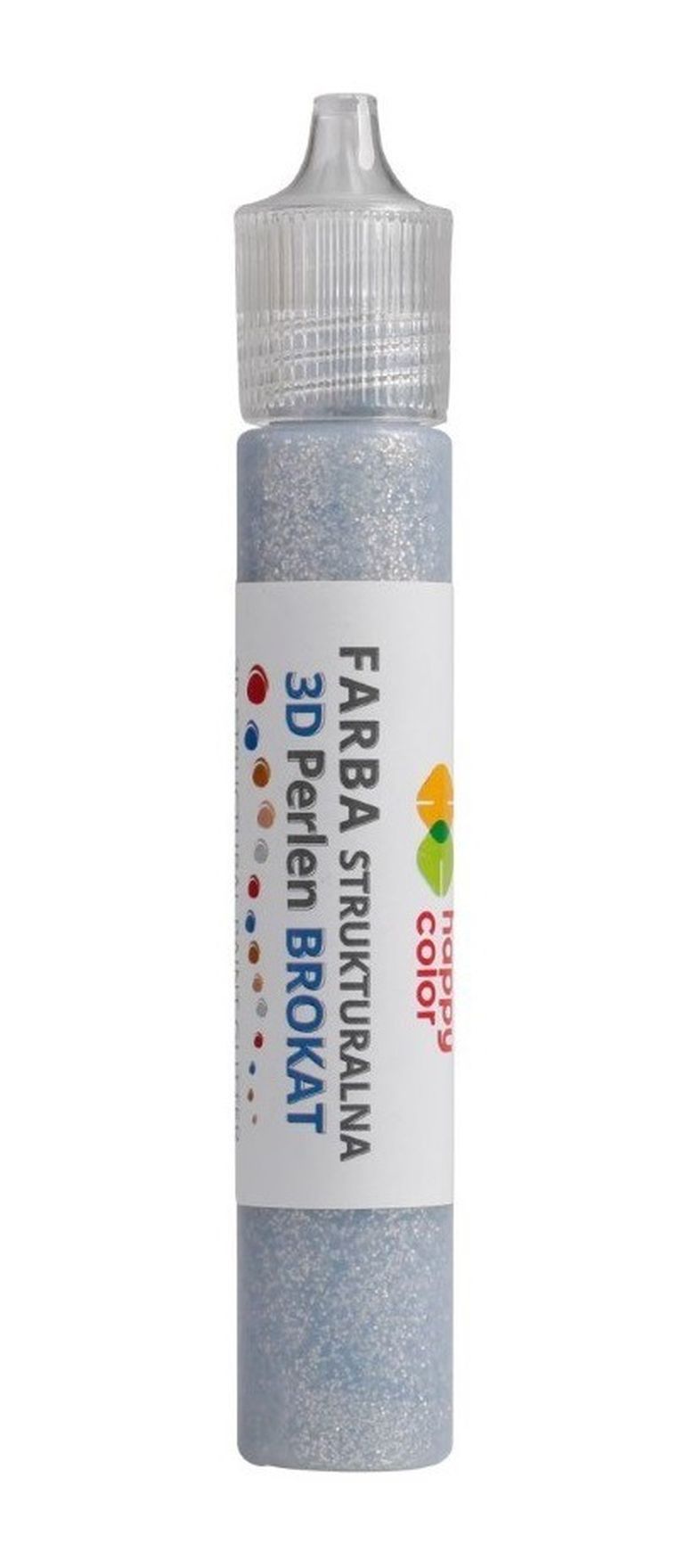 Happy Color, Perlen, farba strukturalna 3D, brokat opalizujący, 32 ml