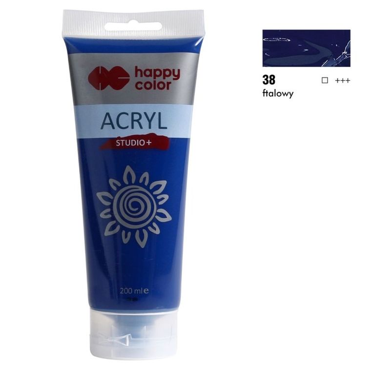 Happy Color, Studio, farba akrylowa, 200 ml, ftalowy