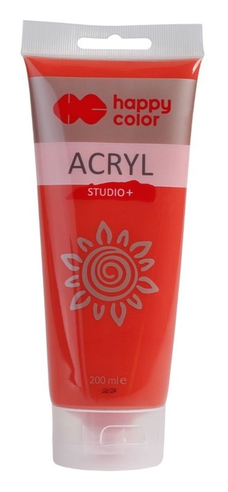 Happy Color, Studio, farba akrylowa, 200 ml, jasnoczerwony kadmowy
