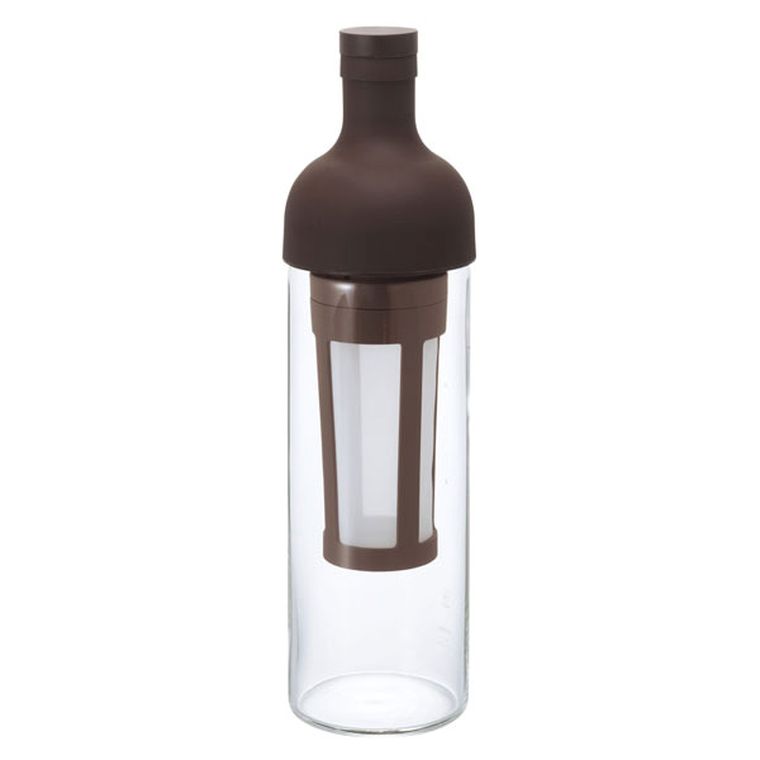 Hario, butelka do przygotowania zimnej kawy Cold Brew, brązowa