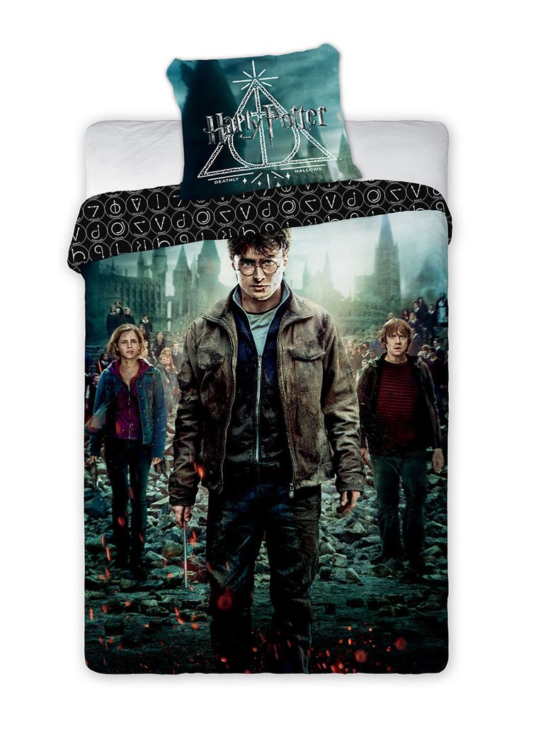 Harry Potter, Hogwarts, 2-częściowy komplet pościeli, 160-200 cm
