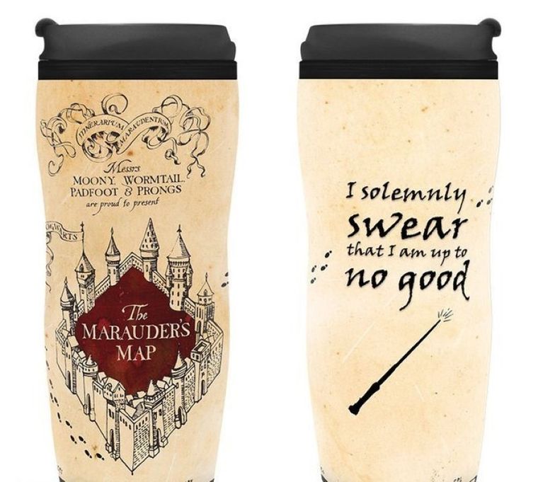 Harry Potter, kubek podróżny, Mapa Huncwotów