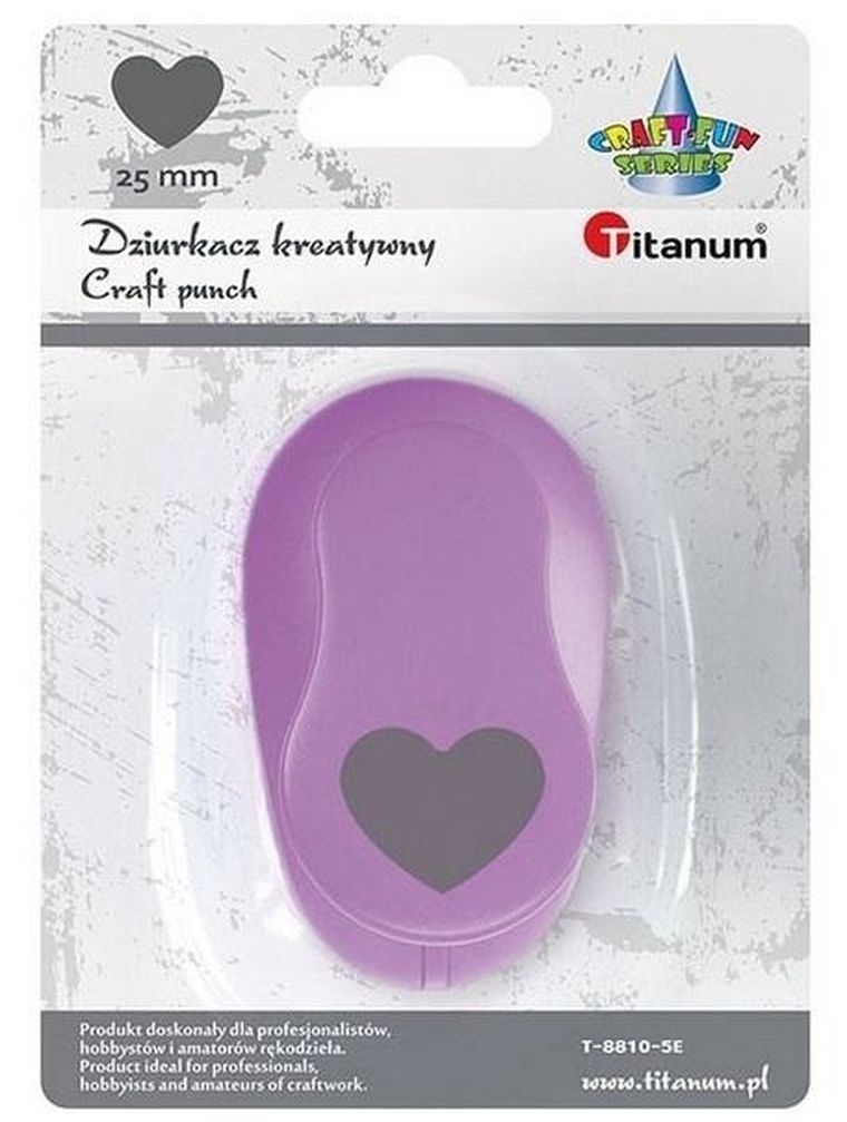 Hasta, dziurkacz kreatywny, 25 mm, serce