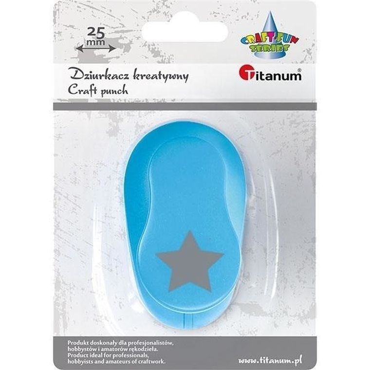 Hasta, dziurkacz, kreatywny, gwiazda, 25 mm