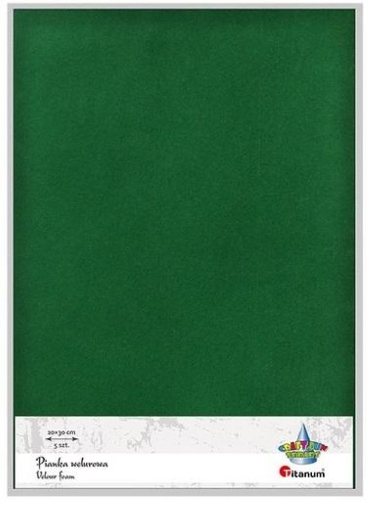 Hasta, pianka welurowa, sztuczna trawa, 20-30 cm, 5 szt.