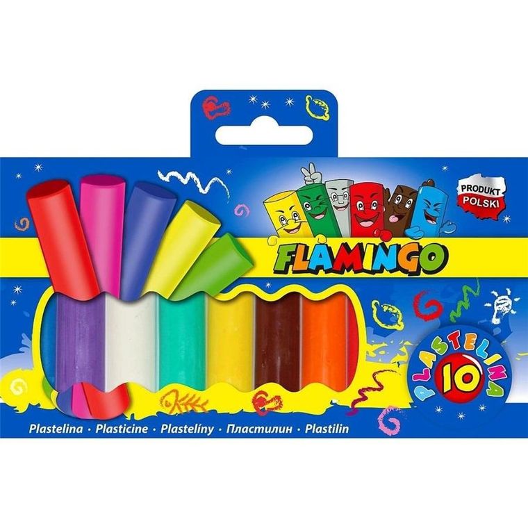 Hasta, plastelina, 10 kolorów