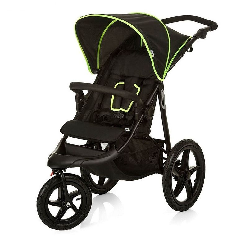 Hauck, Runner, wózek spacerowo-sportowy, Black Neon Yellow