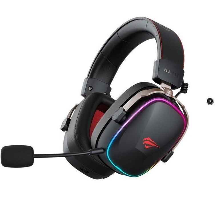 Havit, H2039BG, słuchawki gamingowe, czerwony