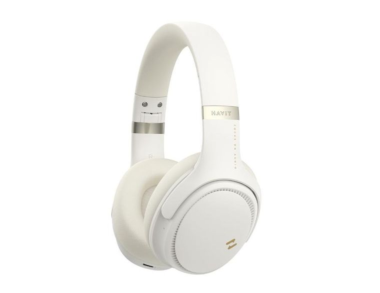 Havit, H630BT Pro, słuchawki nauszne, bluetooth, maślano-żółty