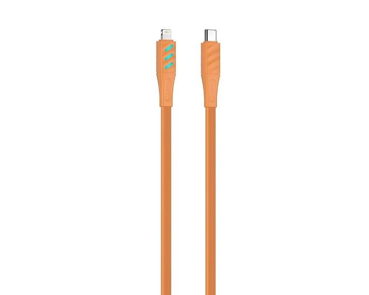 Havit, kabel do ładowania, USB-C, pomarańczowy