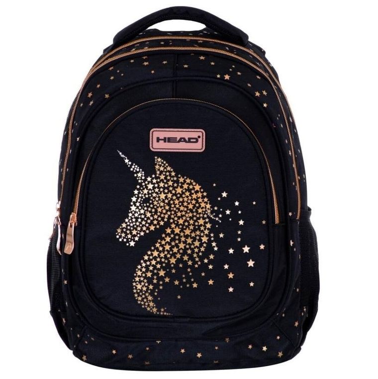 Head, Golden Effect, plecak szkolny, 3-komorowy, Classy Gold