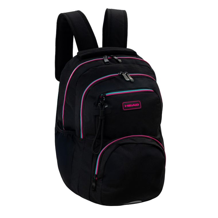 Head, plecak szkolny, 3-komorowy, Black Pink/Mint